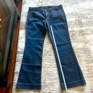 Banana Republic dark wash flare leg jeans size 12 NWT